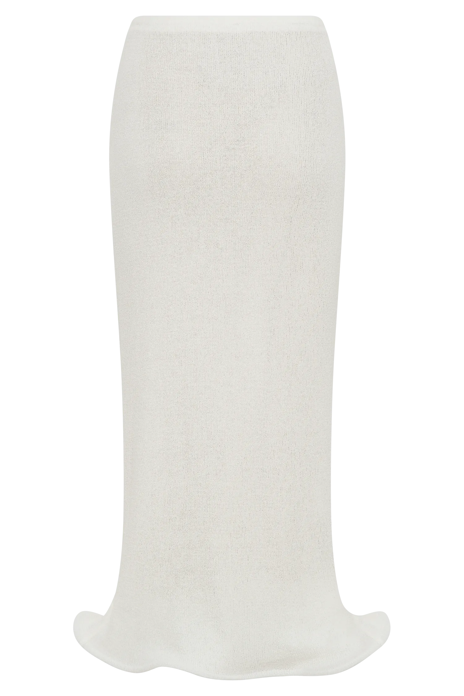 Gigi Knit Midi Skirt - Ivory