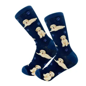 Goldendoodle Full Body Socks - Grey