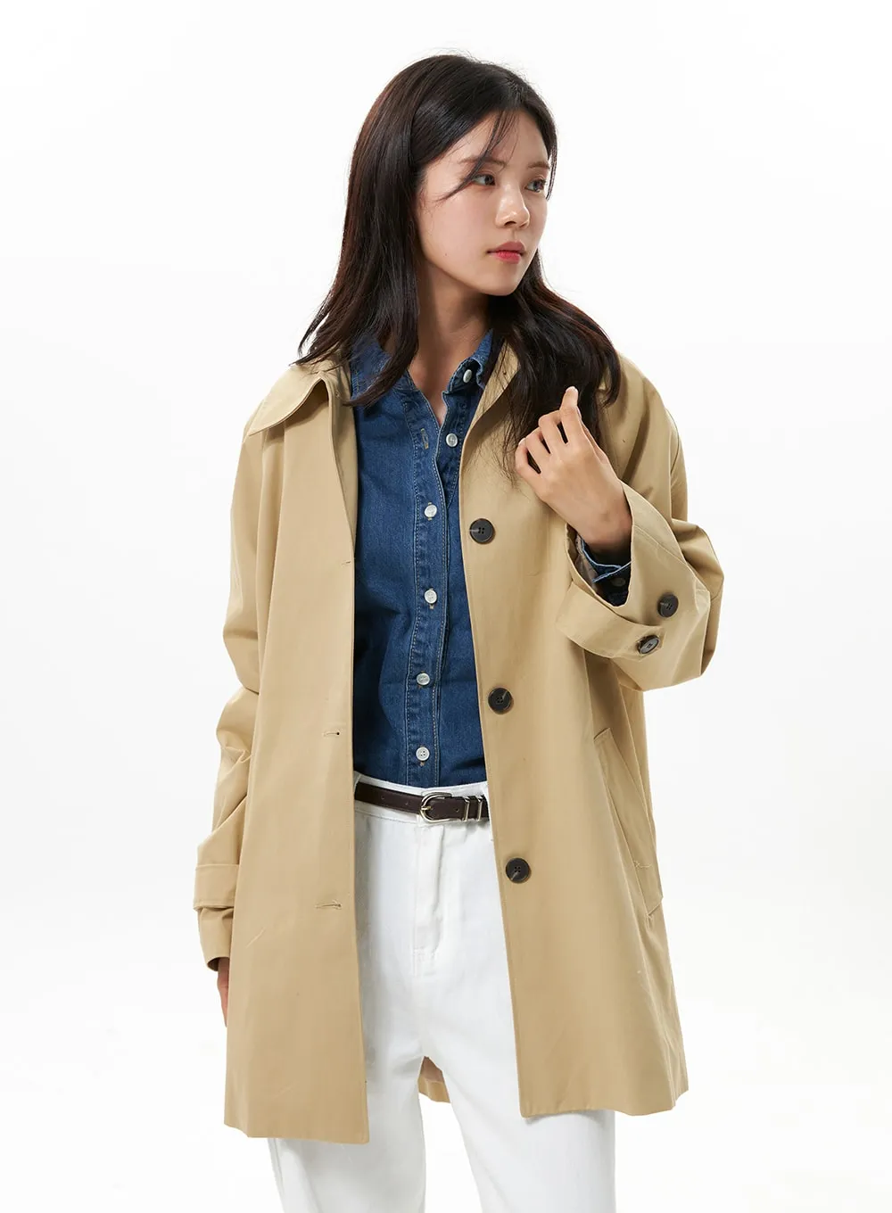 Half Trench Coat OS310