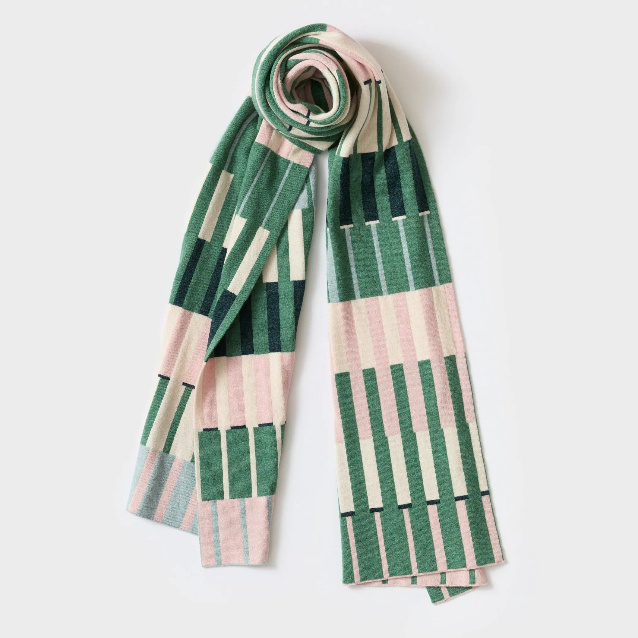 Harbour Scarf - Willow and Sea Shell