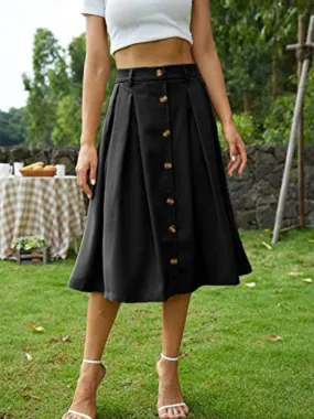 High Waist Midi Skirt