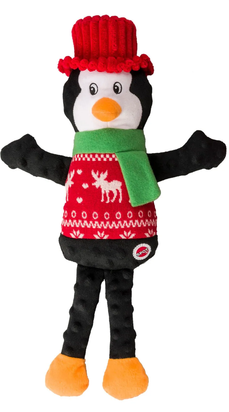 Holiday Sweater Plush Squeak Toy, 17"