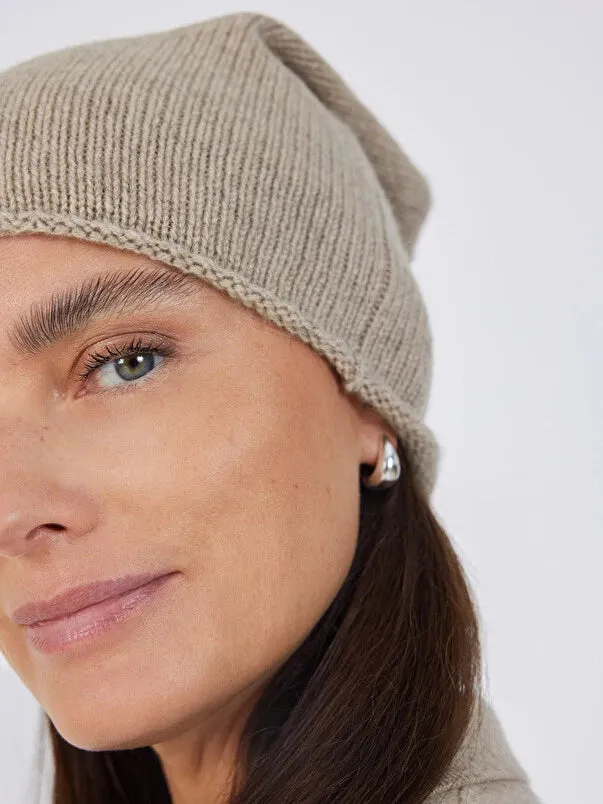 Ines Cashmere Beanie Hat