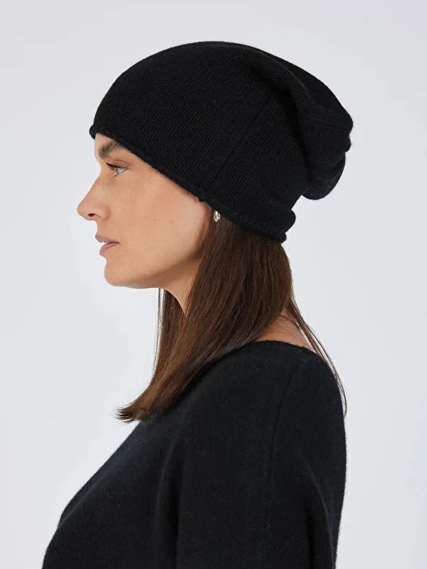 Ines Cashmere Beanie Hat