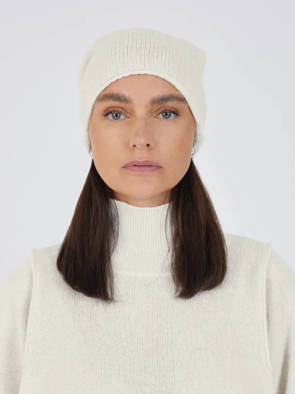 Ines Cashmere Beanie Hat