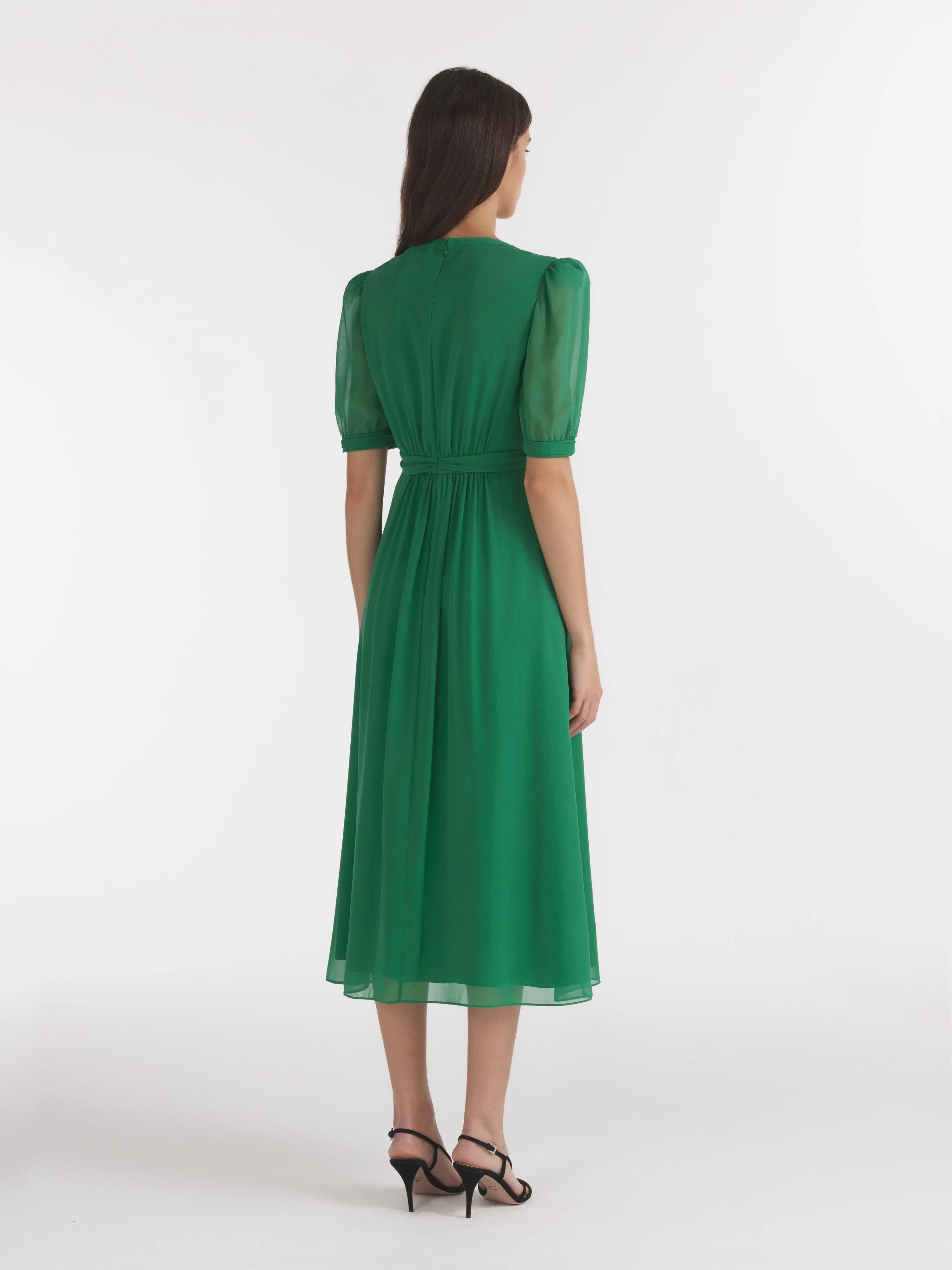 Jamie Dress in Emerald Green