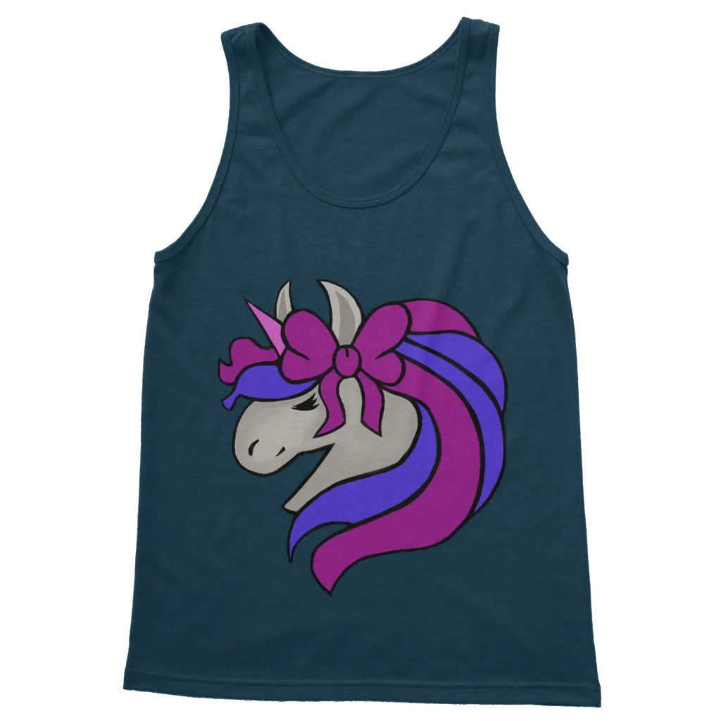 JohnsonKelly_UnicornHead2 Classic Adult Vest Top