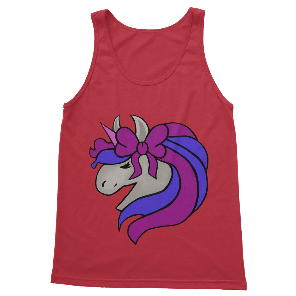 JohnsonKelly_UnicornHead2 Classic Adult Vest Top