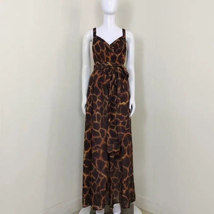 KittenAlarm - Rita Allover Print Maxi Dress