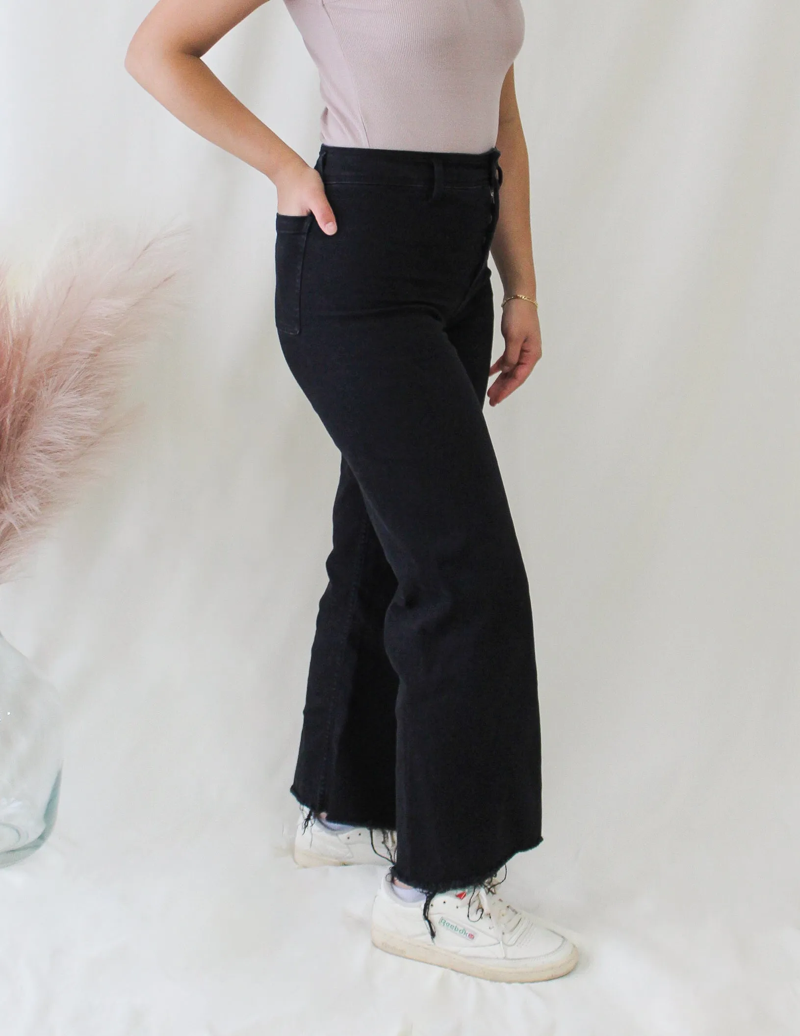 Licorice Wide Jeans