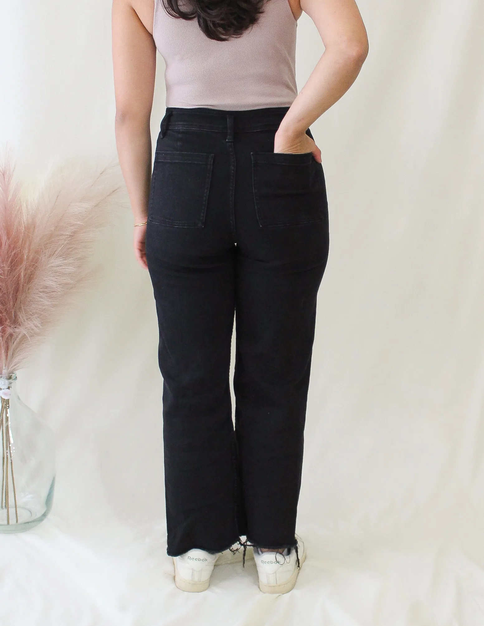 Licorice Wide Jeans