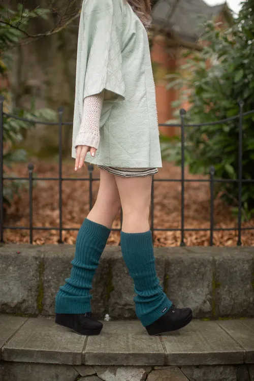 Lux Ribbed Leg Warmers