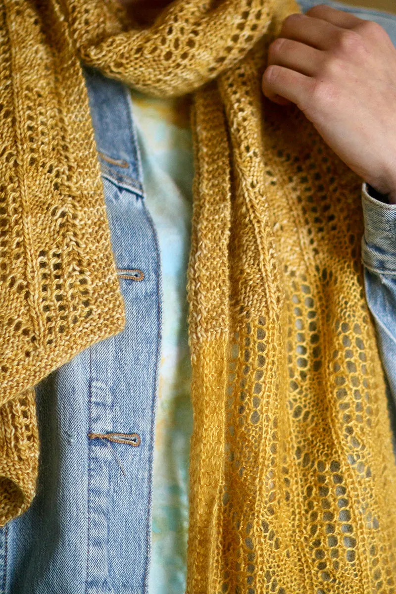 Madelinetosh Tosh Patterns - Fireside Scarf - PDF Download