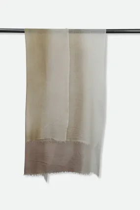 MELOR SAND BUFF SCARF IN HAND DYED CASHMERE