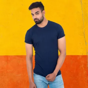 Men's Plain T-Shirt Navy Blue