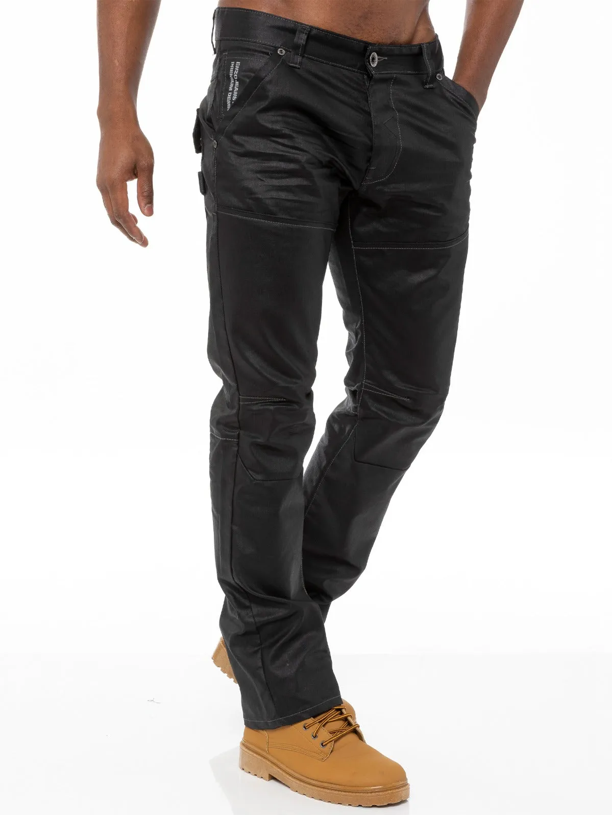 Mens Straight Fit Denim Jeans EZ243 - EZ244 | Enzo Designer Menswear