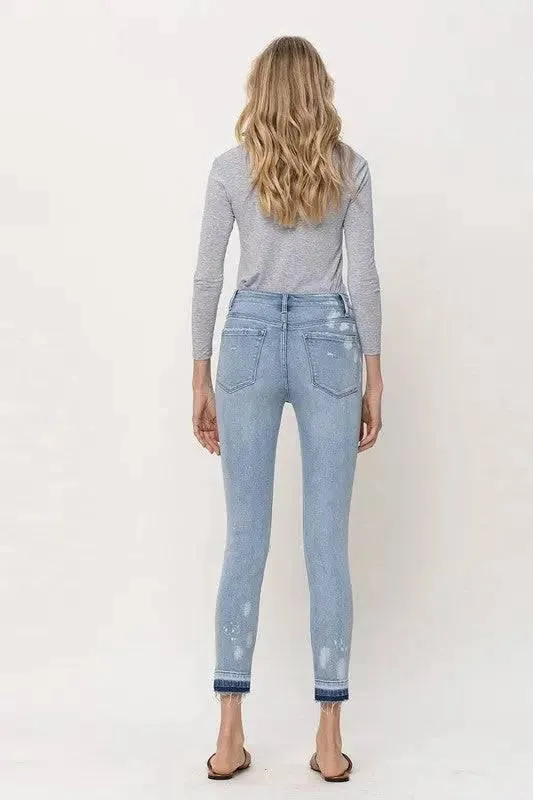 Mid-Rise Crop Skinny Jeans