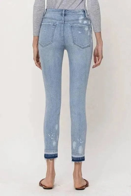 Mid-Rise Crop Skinny Jeans