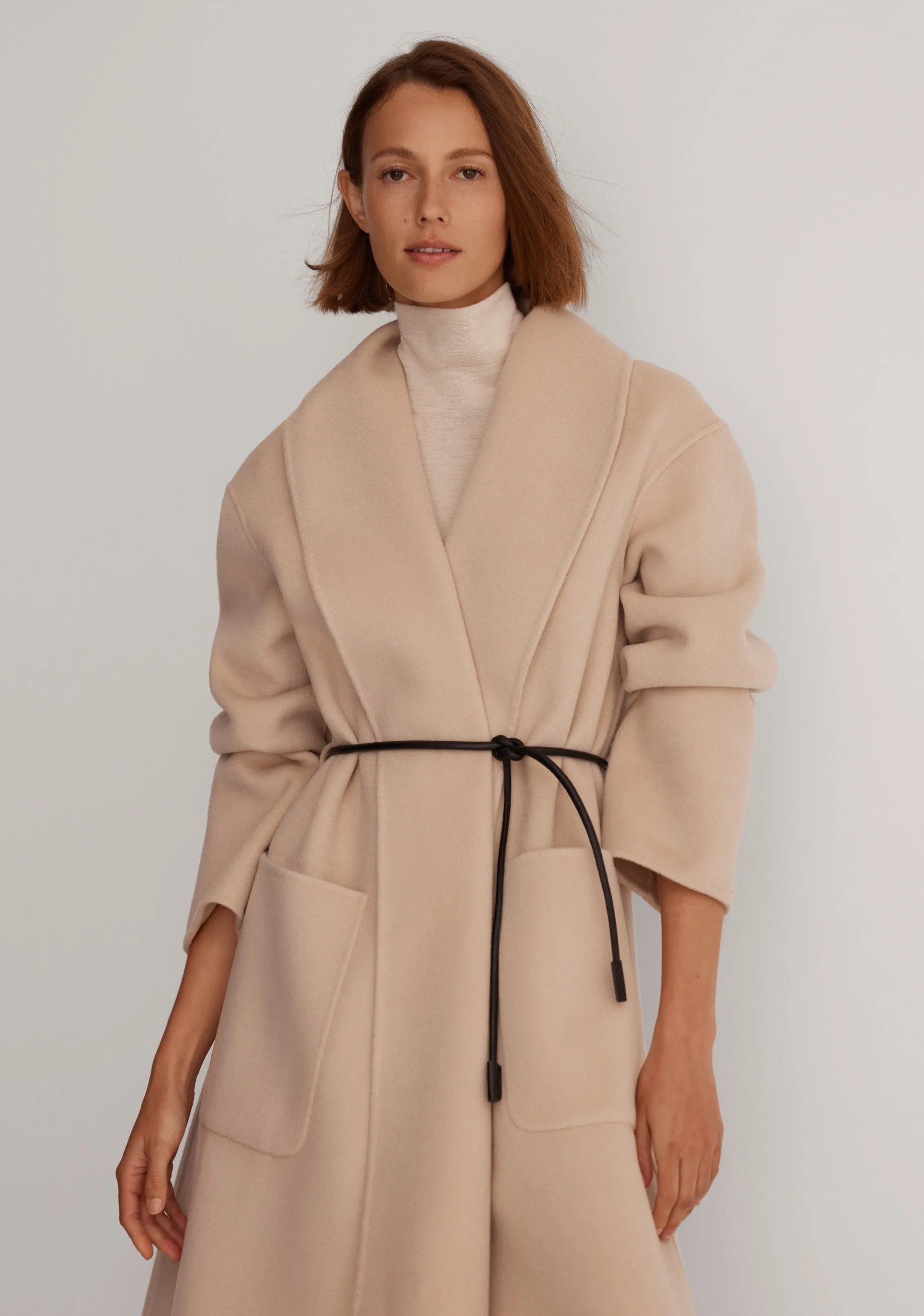 Morrison Falls Wool Coat - Almond