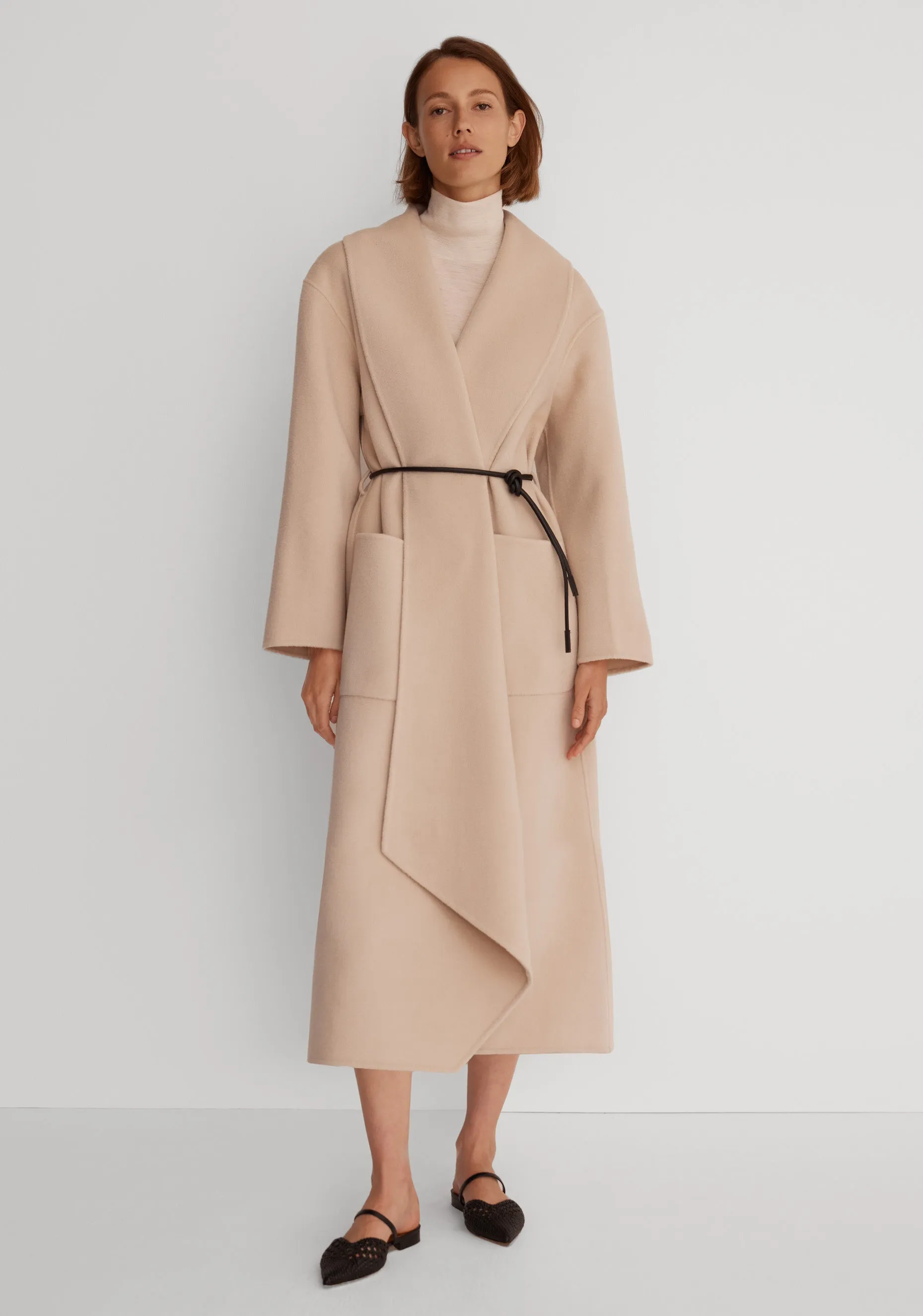 Morrison Falls Wool Coat - Almond