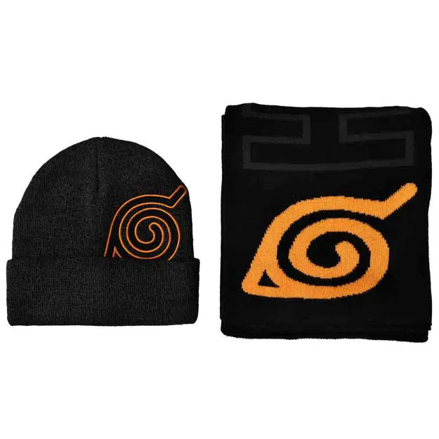 Naruto: Shippuden - Hidden Leaf Village Beanie & Scarf Set