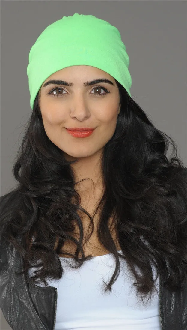 Neon Green Slouchy Summer Beanie