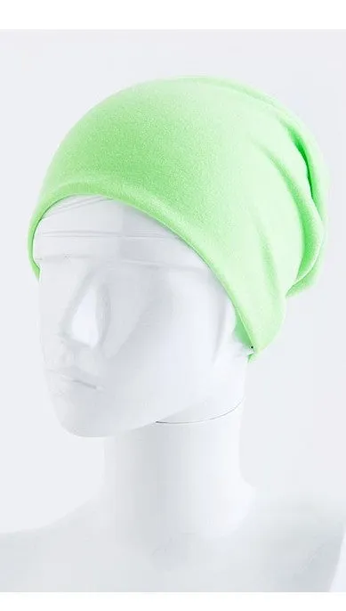 Neon Green Slouchy Summer Beanie