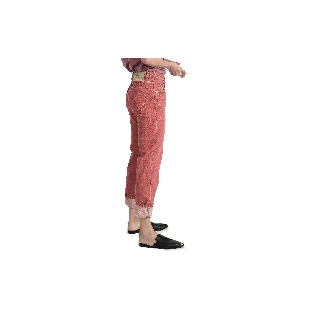 One Teaspoon Red Cotton Women Jeans