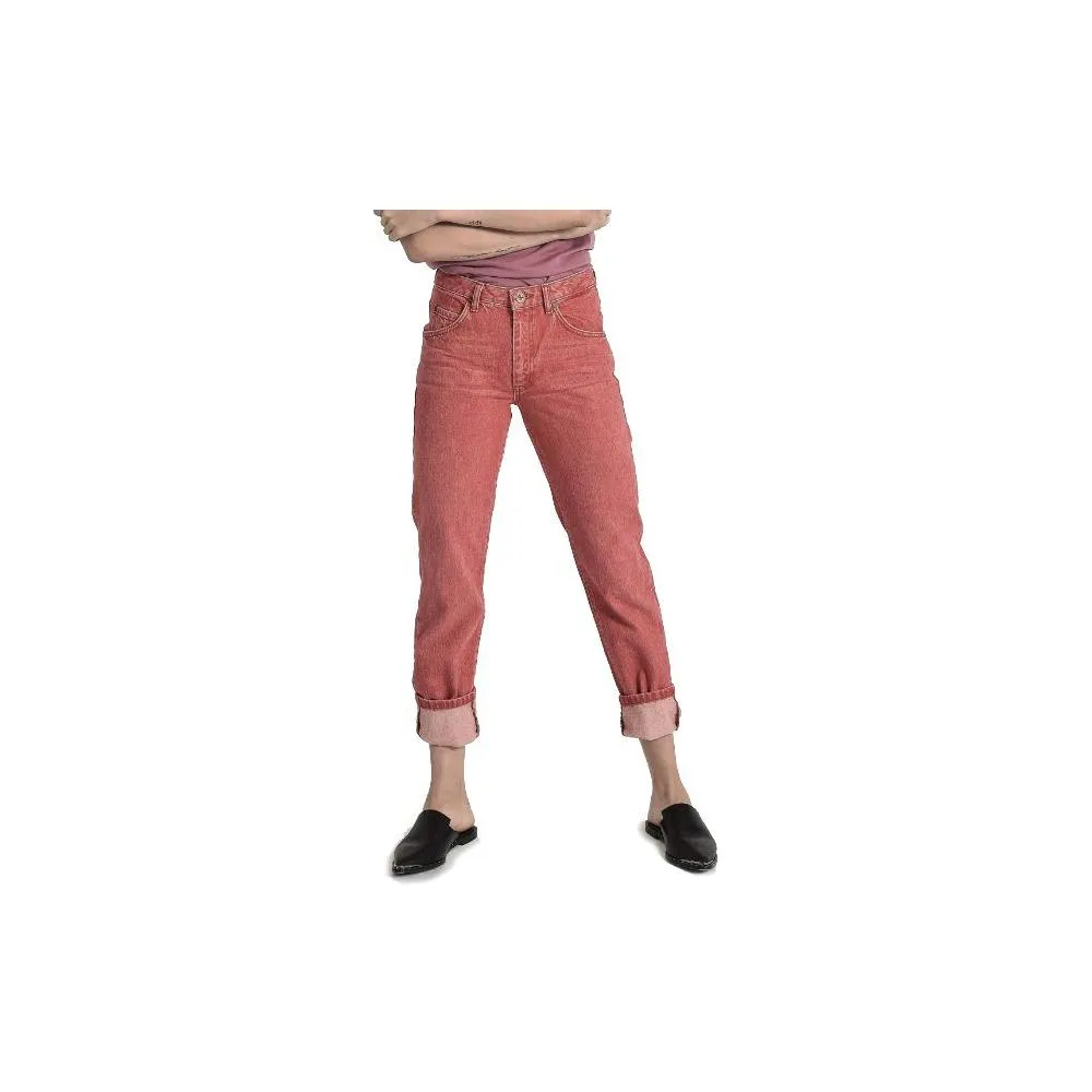 One Teaspoon Red Cotton Women Jeans