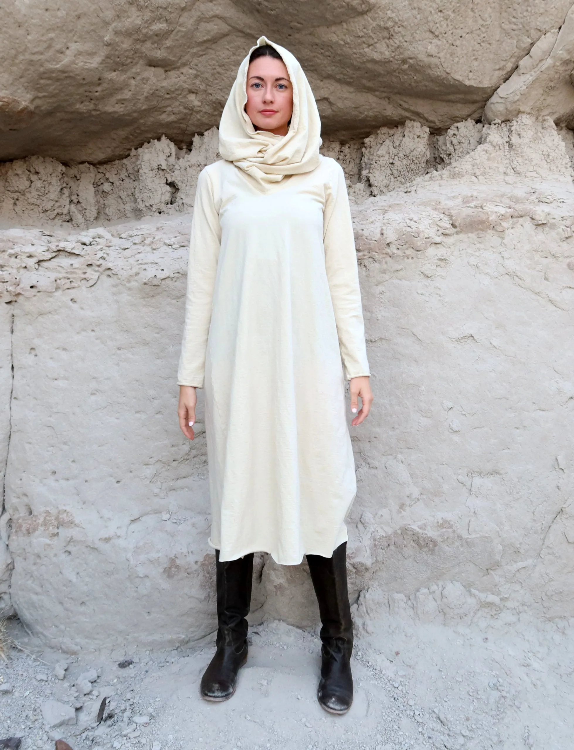 ORGANIC WOOL Ewok Ojai Below Knee Dress