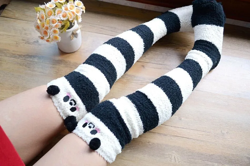 Panda Bear Thigh Highs