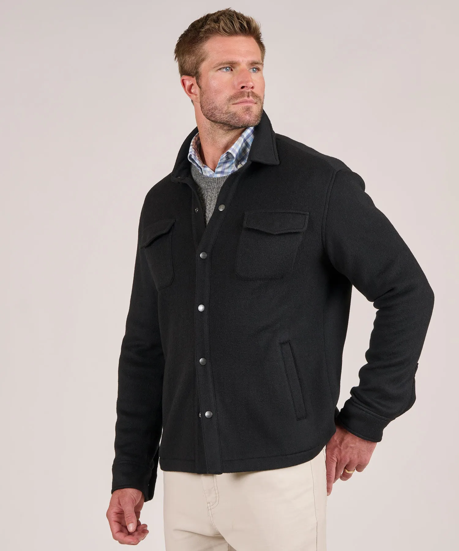 Peter Millar Crown Flex Fleece Shirt Jacket