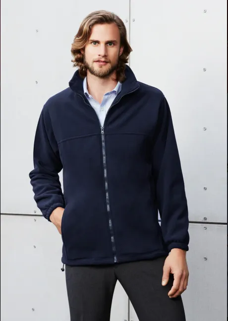 PF630 BizCollection Mens Plain Micro Fleece Jacket