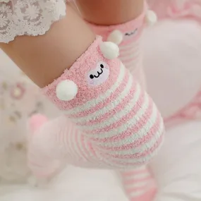 Pink Monkey Thigh Highs