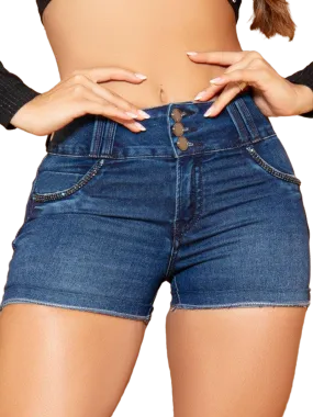 Pit Bull Jeans Women's High Waisted Jeans Short 66488