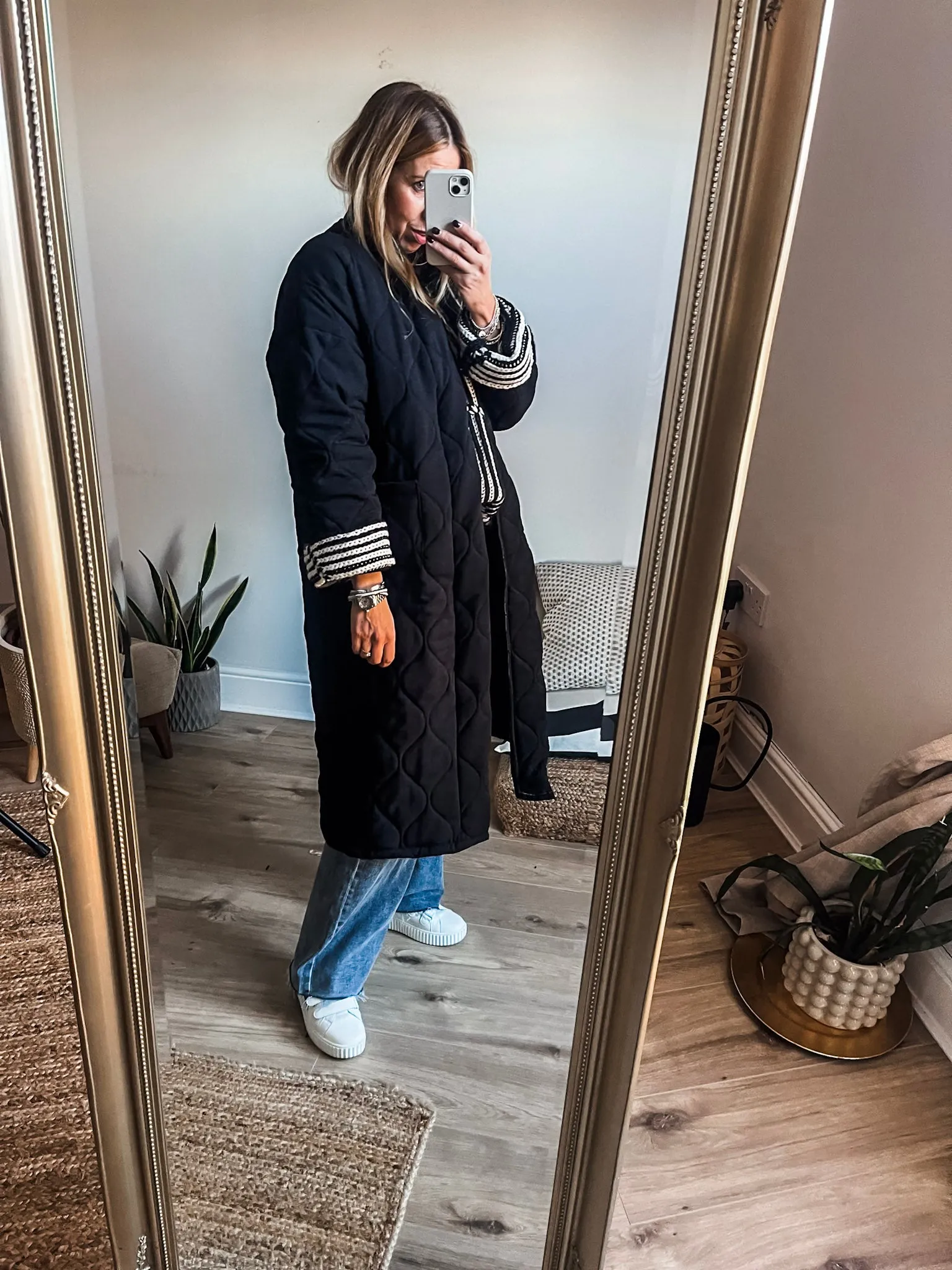 Quilted Maxi Coat