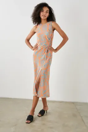 Rails - Gabriella dress in Orange diffused cheetah print