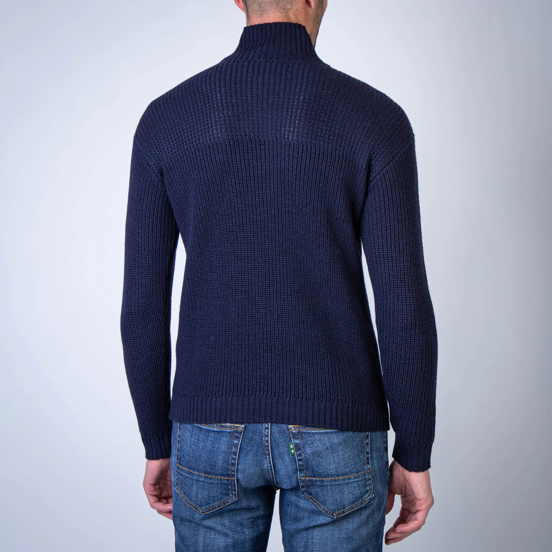 RAKKI SWEATER TORN CRATERE  BLU NOTTE BLUE