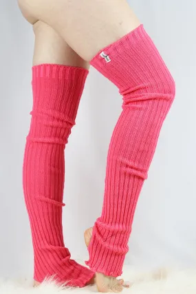 Rarr Extra Long Stirr-Up Knit Legwarmers Watermelon