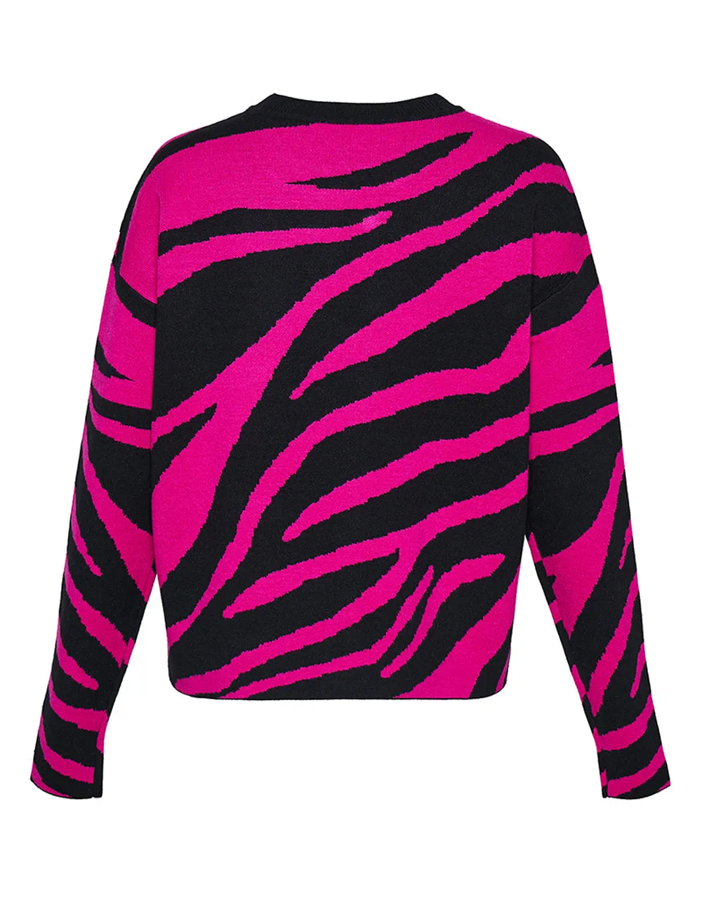 Rayon Poly Nylon Zebra Sweater