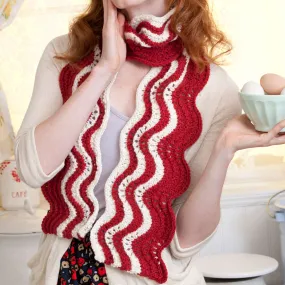 Red Heart Knit Makin' Bacon Scarf