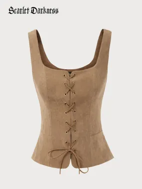 Renaissance Corset Pirate Lace up Vest Bodice