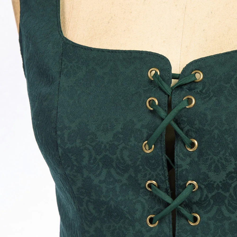 Renaissance Corset Pirate Lace up Vest Bodice