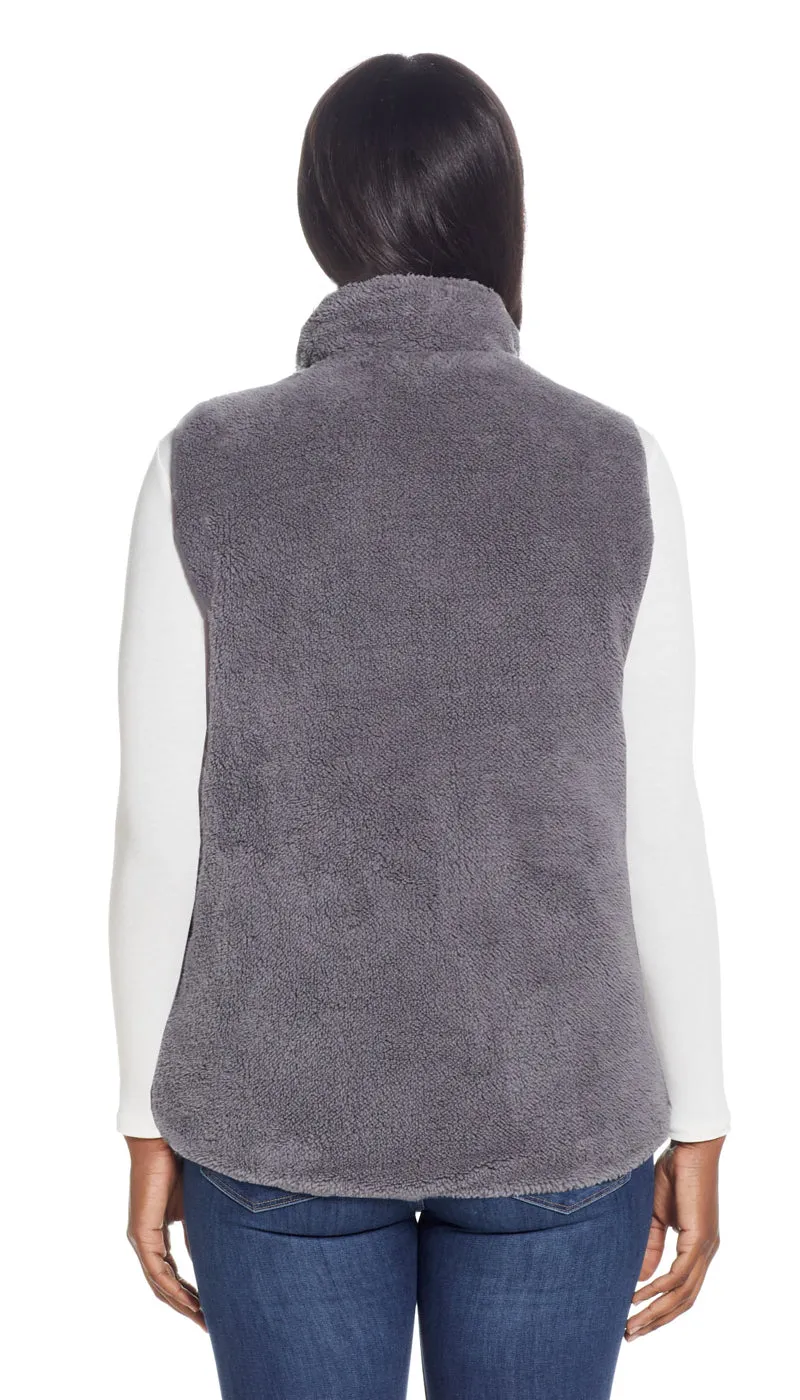 REVERSIBLE FLEECE VEST