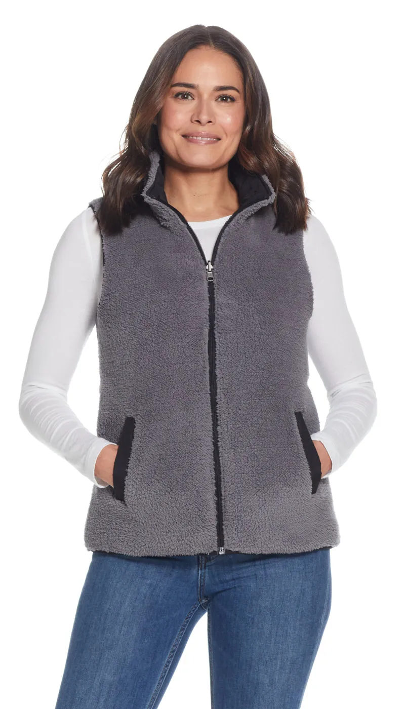 REVERSIBLE FLEECE VEST