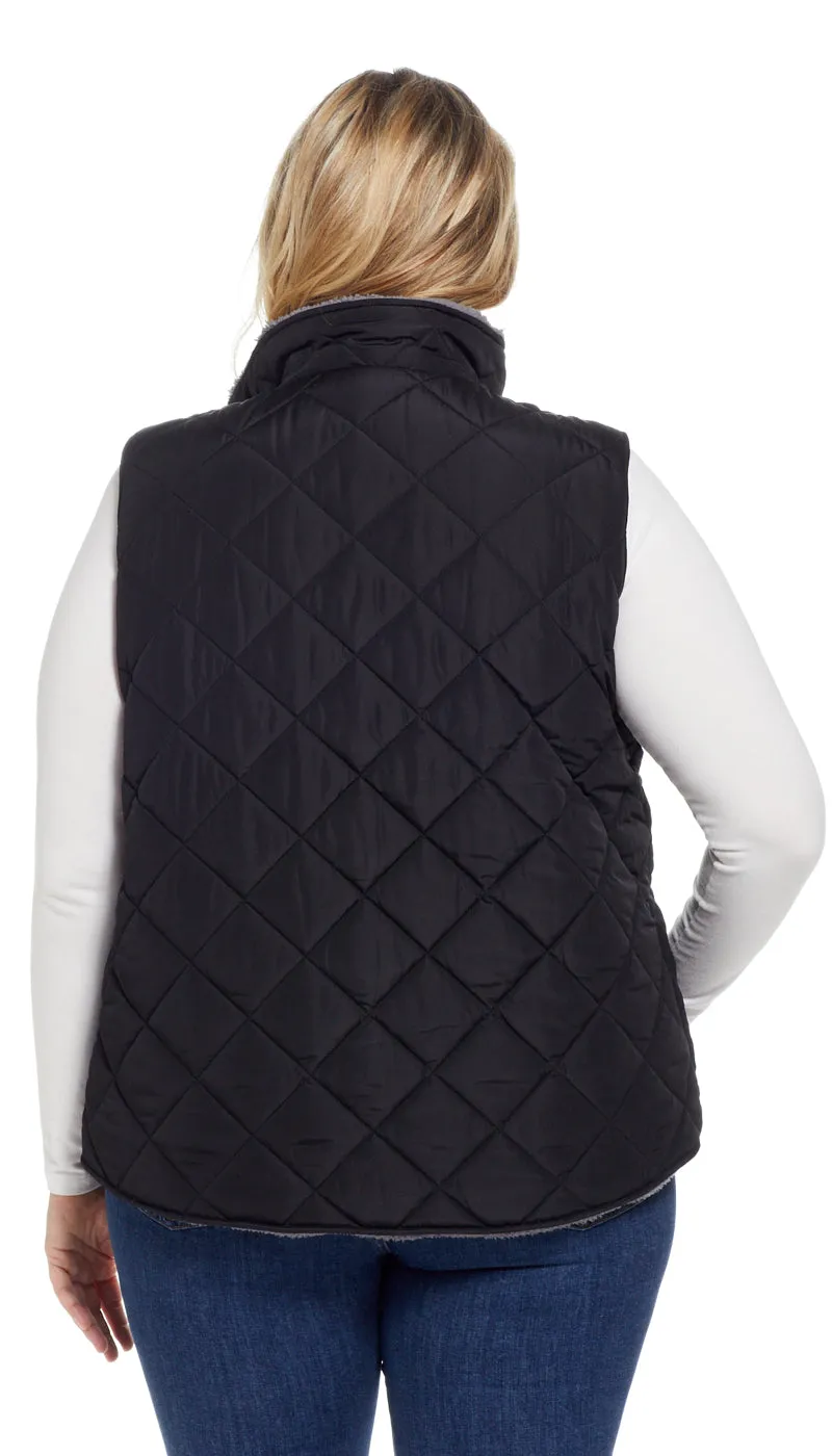 REVERSIBLE FLEECE VEST