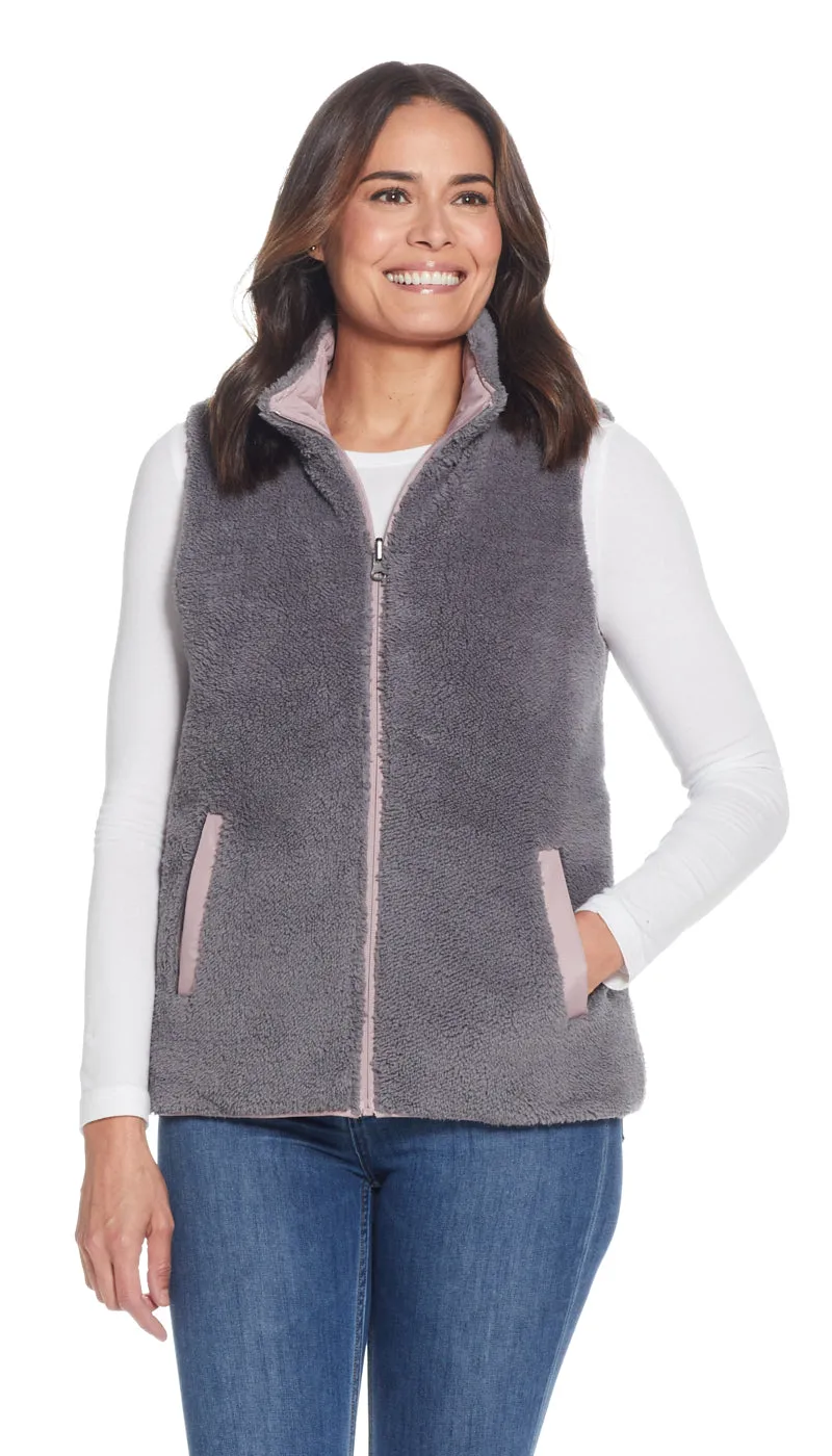 REVERSIBLE FLEECE VEST