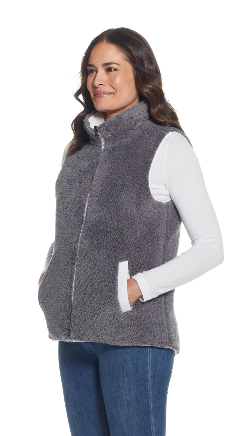 REVERSIBLE FLEECE VEST