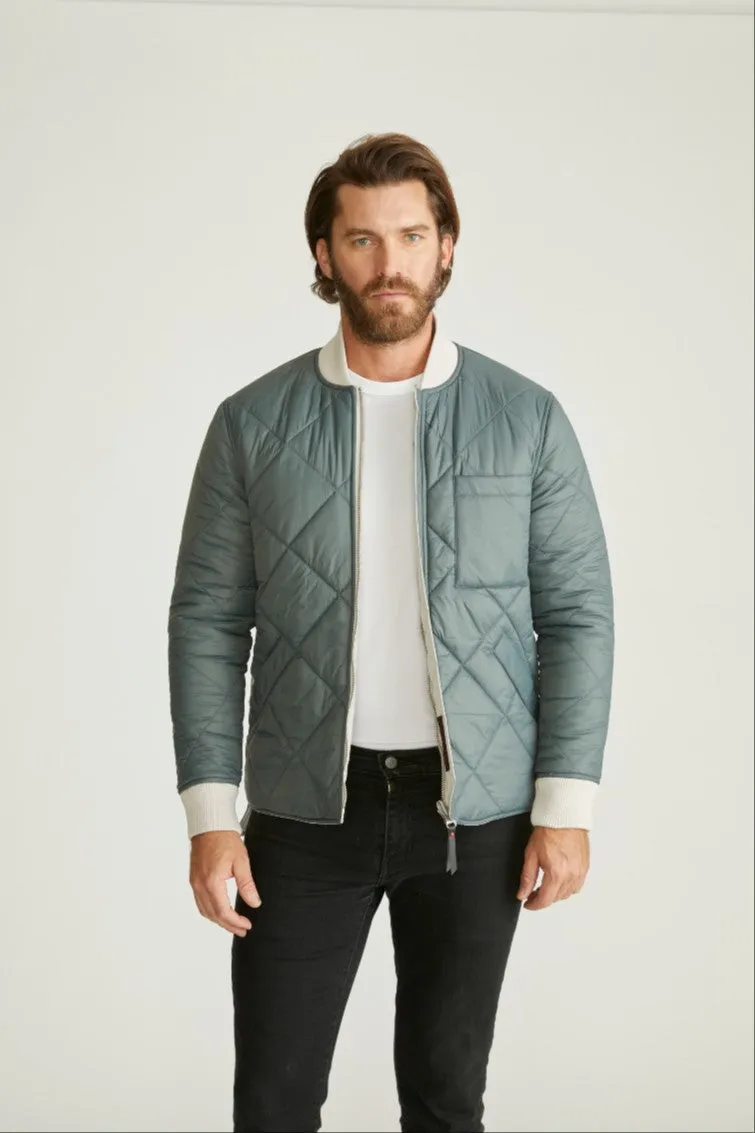 Robert Graham Men's Reversible Quilted Bomber Jacket