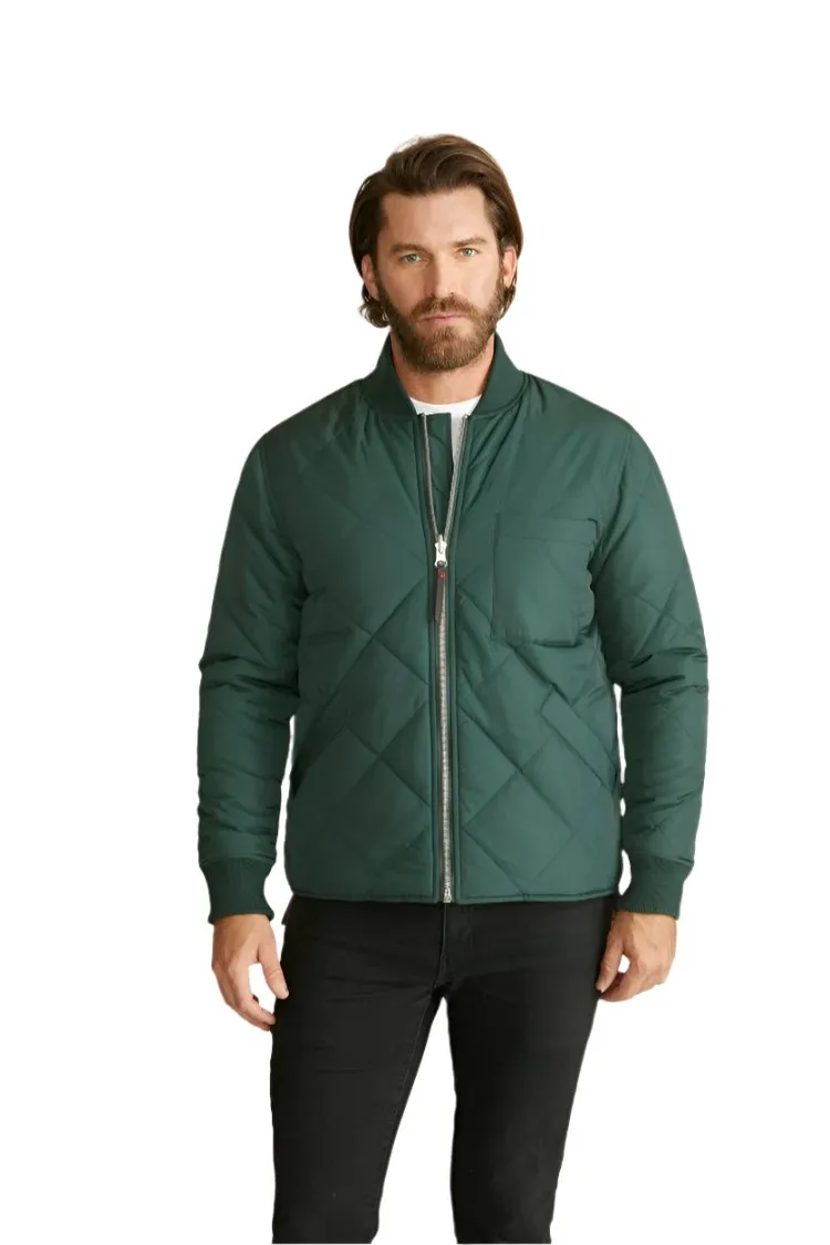 Robert Graham Men's Reversible Quilted Bomber Jacket